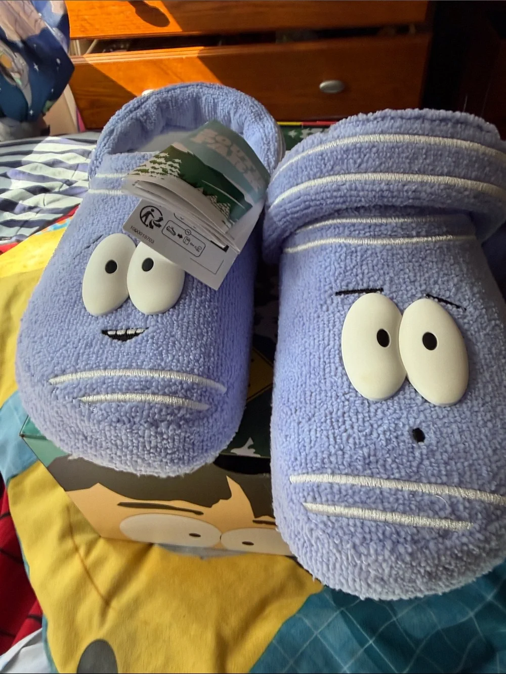 CROCS Men's Plush Lavender Character Clogs